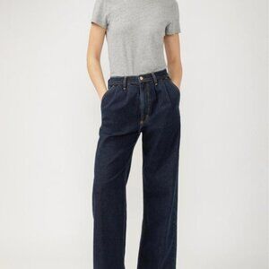 Silver Jeans Co. Wide Leg Denim Pants – Size 30 High Rise Dark Wash